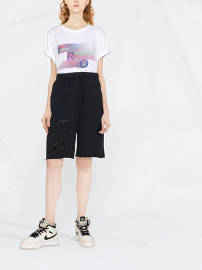 Iro Blurred Logo-print T-shirt In Weiss