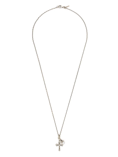 Emanuele Bicocchi Cross-charm Necklace In Silber