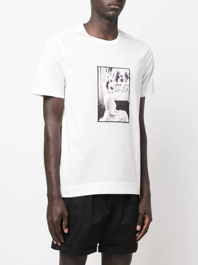 Shop Limitato Photograph-print Short-sleeve T-shirt In Weiss