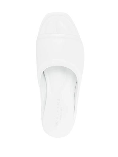 Shop Alyx Slip On Sandals In White