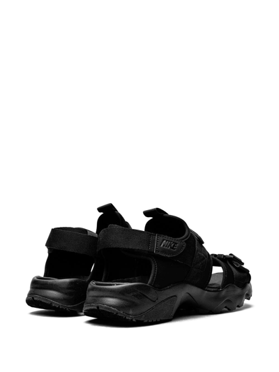 Shop Nike Canyon "black/black-black" Sandals