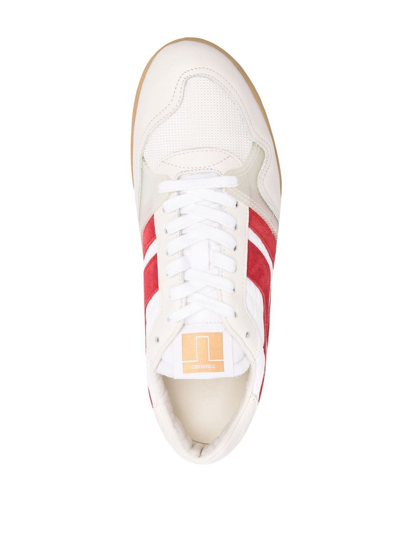 Shop Tom Ford Jackson Panelled Sneakers In Weiss