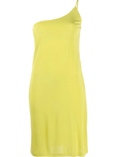 Shop Dsquared2 Off-shoulder Knee-length Dress In Grün