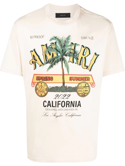 Rum Label Cotton Jersey T-shirt In Multicolor
