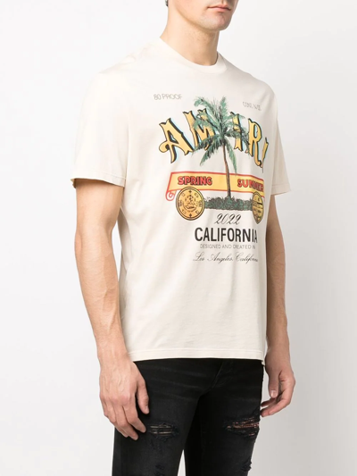 Rum Label Cotton Jersey T-shirt In Multicolor