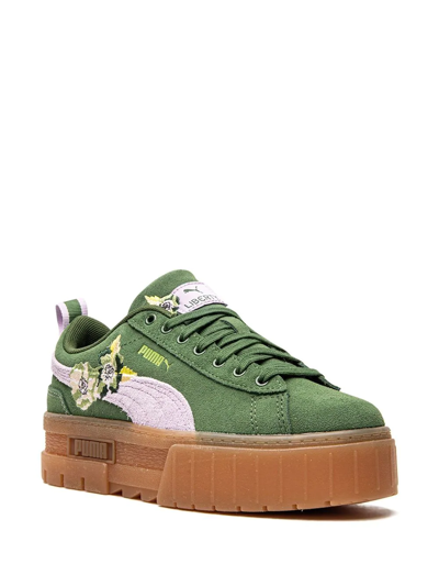 Puma X Liberty Mayze Platform Sneaker In Grün