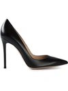 Gianvito Rossi 105 Leather Pumps In Black