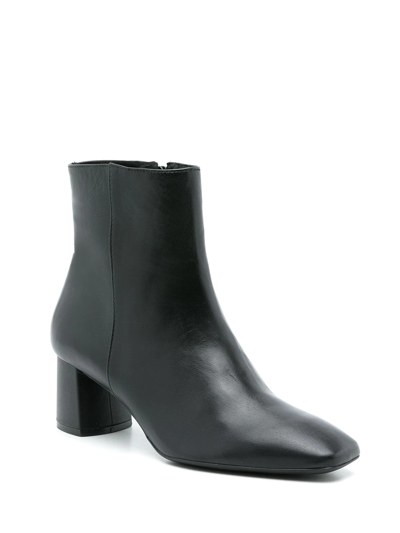 Shop Sarah Chofakian Torquay Leather Boots In Black