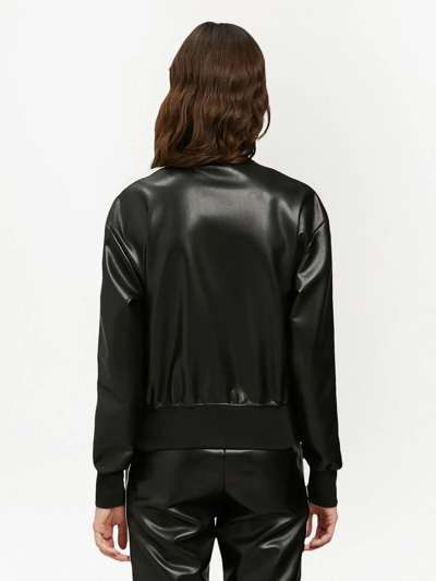 Shop Palm Angels Logo-print Bomber Jacket In Black