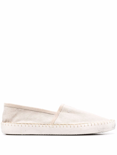 Shop Philippe Model Paris Marseille Embroidered-logo Espadrille Sneakers In Neutrals