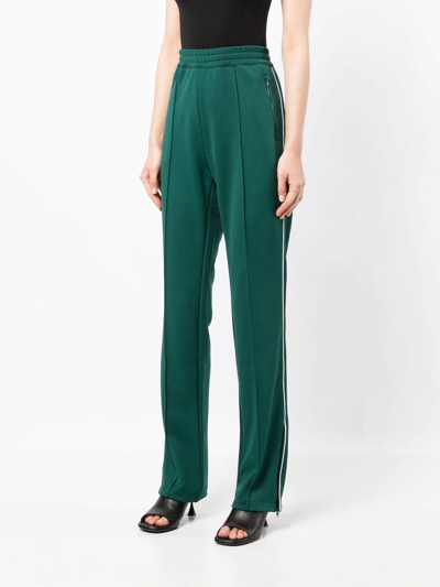 Shop Philosophy Di Lorenzo Serafini Piped-trim Track Pants In Green