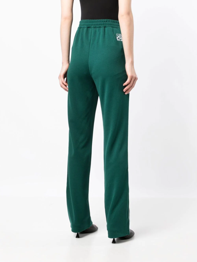 Shop Philosophy Di Lorenzo Serafini Piped-trim Track Pants In Green