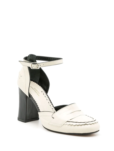 Shop Sarah Chofakian Boneca Negresco Pumps In White