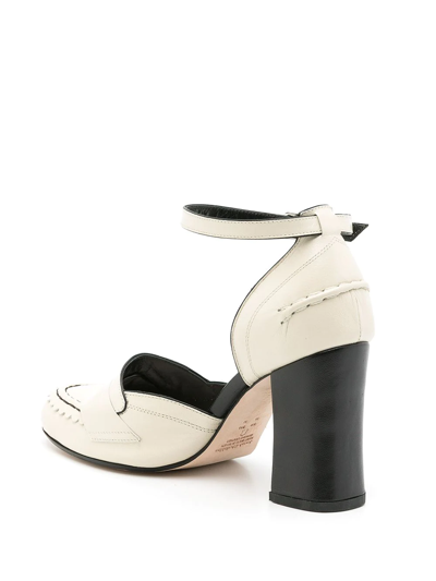 Shop Sarah Chofakian Boneca Negresco Pumps In White