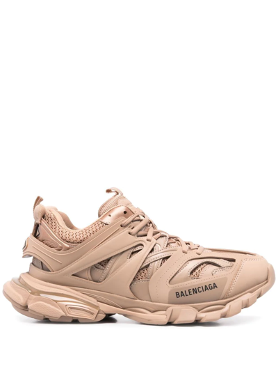 Shop Balenciaga Track Lace-up Sneakers In Neutrals