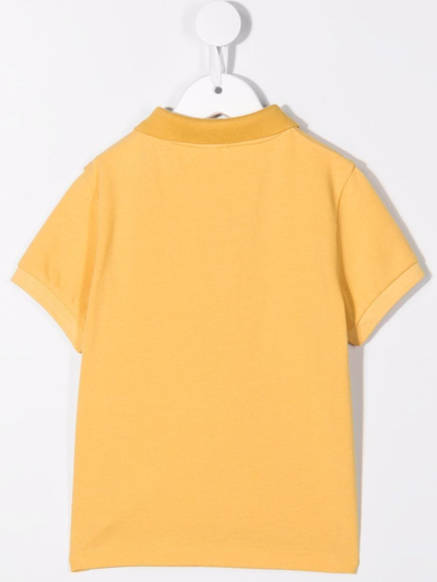 Shop Knot Sloane Organic Cotton Polo Shirt In Yellow