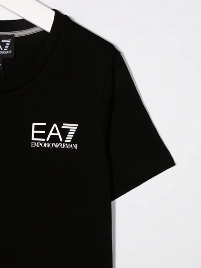 Shop Emporio Armani Logo-print T-shirt In Black