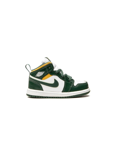 Shop Jordan 1 Mid "sonics Mid" Sneakers In Green