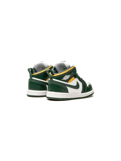 Shop Jordan 1 Mid "sonics Mid" Sneakers In Green