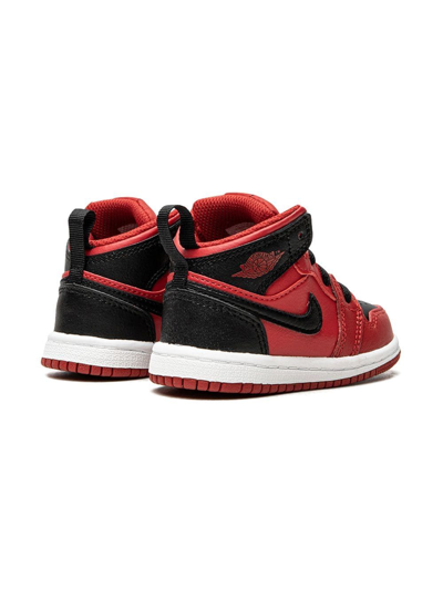 Jordan 1 Mid Sneakers In Red