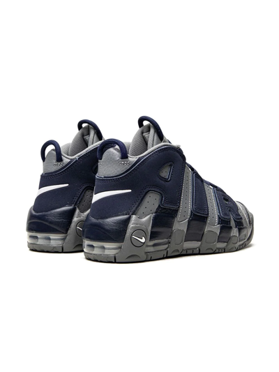 Shop Nike Air More Uptempo "georgetown" Sneakers In Grey