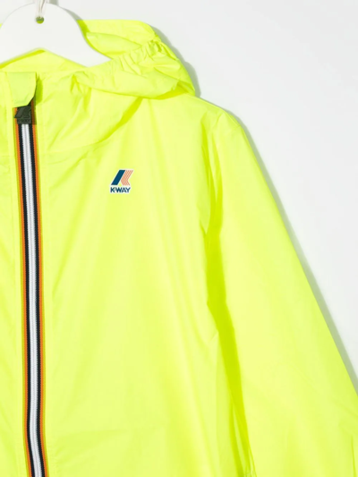 Shop K-way Teen Le Vrai 3.0 Claude Jacket In Yellow