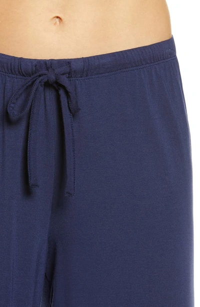 Nordstrom Moonlight Eco Crop Pajamas In Navy Peacoat