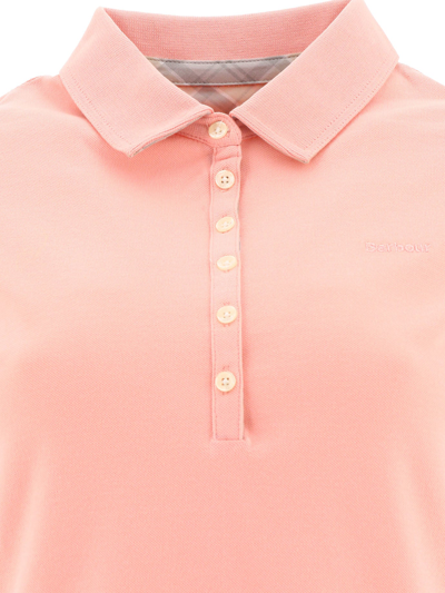 Shop Barbour "portsdown" Polo Shirt In Pink