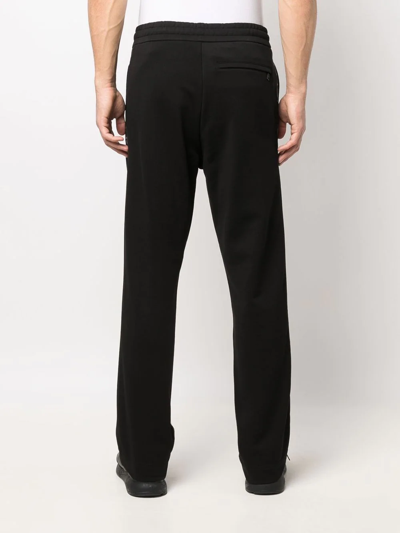 Moncler Logo-print Track Pants In Schwarz