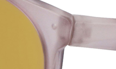 Shop Nike Flatspot Xxii 52mm Geometric Sunglasses In Matte Amethyst Ash/ Bronze Mir