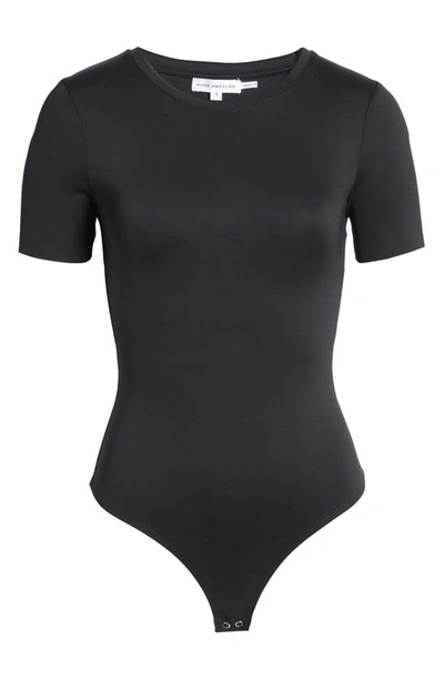 Good American Scuba Crewneck Bodysuit In Black001