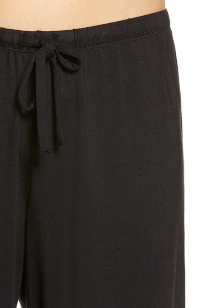 Nordstrom Moonlight Eco Crop Pajamas In Black