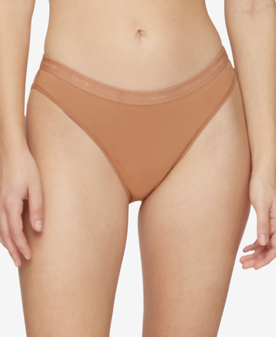 Shop Calvin Klein Women's Form To Body Bikini Underwear Qf6761 In Sandalwood