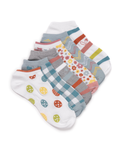 Shop Muk Luks Women's 6 Pack Ankle Sock In Easter Coral
