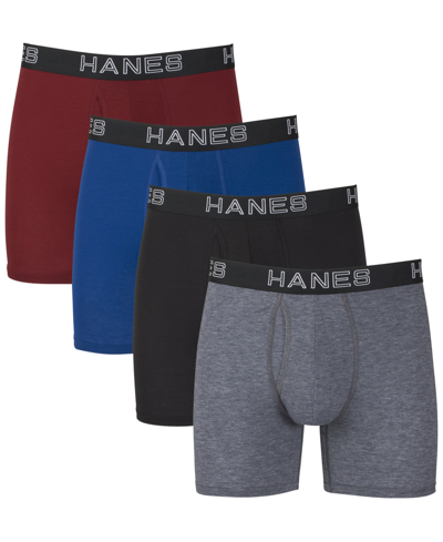 Shop Hanes Men's Ultimate 4pk. Comfortflex Fit Boxer Briefs In Assorted