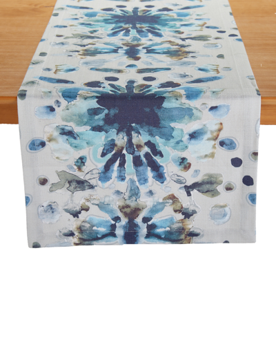 Shop Tableau Abstract Runner In Blue