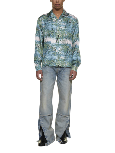 Shop Amiri Shirt In Blue