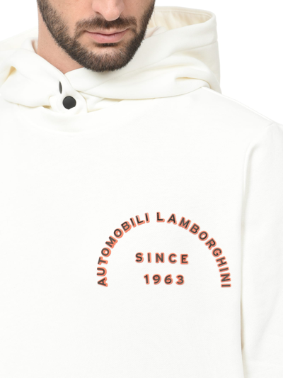 Lamborghini Felpa Uomo Con Zip E Nastro Multi-Logo – Autentica Maglia Da Tuta