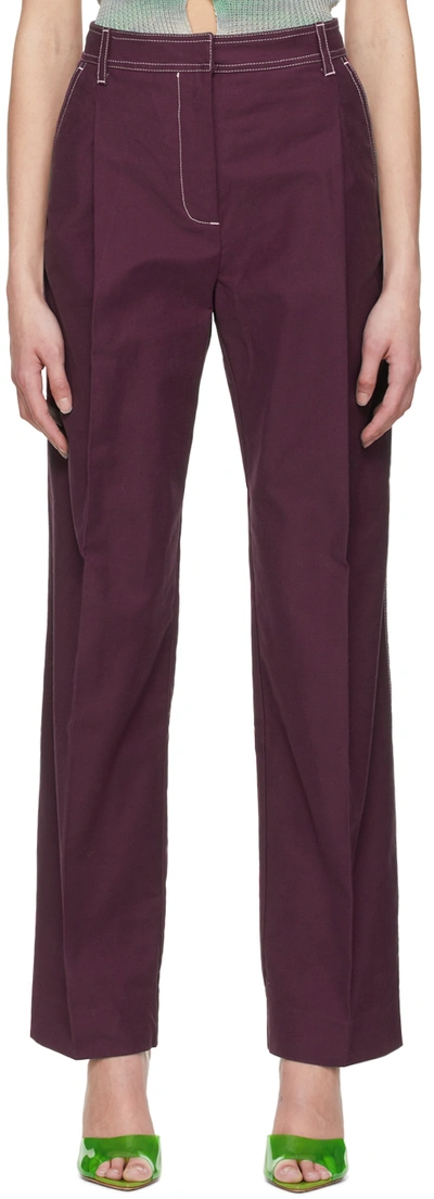 Shop Stine Goya Purple Frankie Trousers In 2020 New Brown