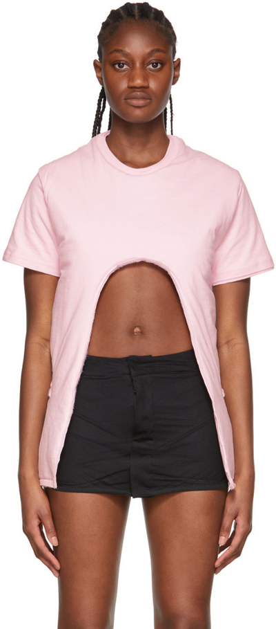 Sia Arnika Pink Organic Cotton T-shirt In Dusty Pink