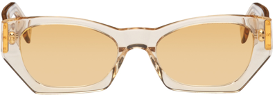 Shop Retrosuperfuture Beige Amata Sunglasses In Beata