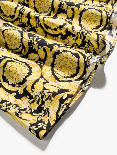 Versace Barocco Kids-print T-shirt Dress In White