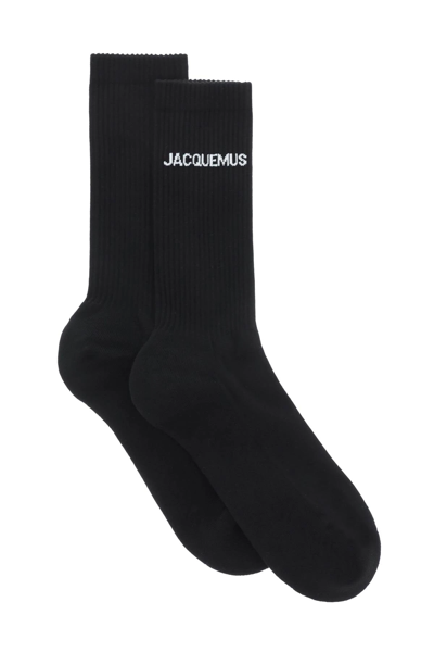 Shop Jacquemus ' Socks In Black