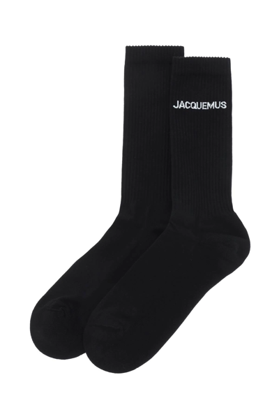 Shop Jacquemus ' Socks In Black