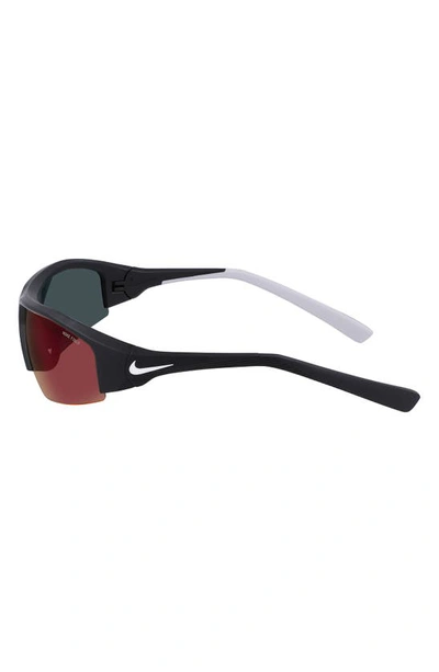 Shop Nike Skylon Ace 22 70mm Rectangular Sunglasses In Matte Black/ Field Tint