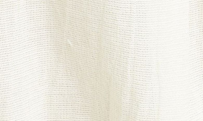 Shop Rag & Bone Calista Long Sleeve Cotton & Silk Minidress In Dove