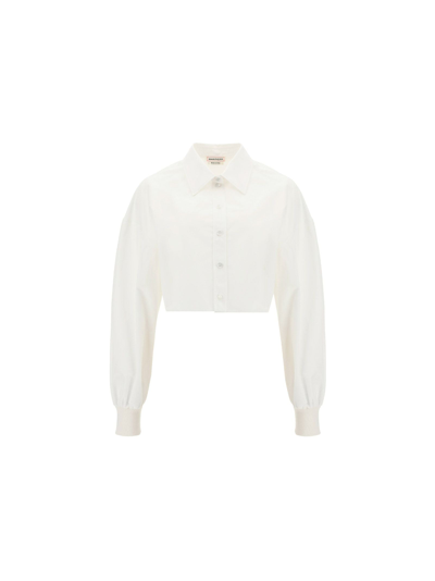 Shop Alexander Mcqueen Women's White Shirt