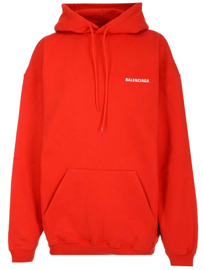 Shop Balenciaga Women's Red Sweatshirt