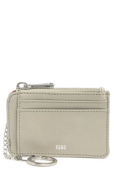 Shop Hobo Kai Leather Card Holder In Cloud