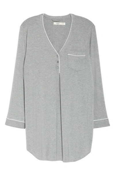 Shop Ugg ® Henning Ii Henley Sleep Shirt In Grey Heather